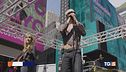 Maneskin, esibizione a sorpresa a Times Square