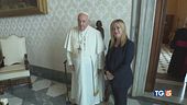Meloni in Vaticano, è la prima volta da Premier