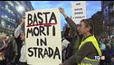 Travolta sulle strisce "Basta morti in città"
