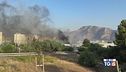 Incendi in Sicilia Trombe d'aria al nord