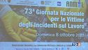 "Le vittime sul lavoro scandalo inaccettabile"