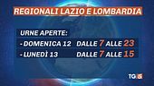 Lazio e Lombardia, domenica si vota