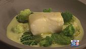 Gusto Verde: vellutata di verdure con trancio di merluzzo