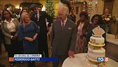 Festa per i 75 di Carlo telefonata con Harry