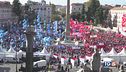 Protesta in piazza, male lo sciopero