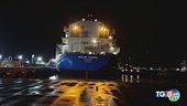 La nave rigassificatore ora in porto a Piombino
