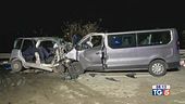 Scontro frontale morti tre militari