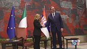 Meloni in Serbia: "Presto in Europa"