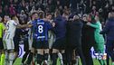 Juve-Inter, pari con rissa finale