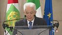 Mattarella: "Guerre e clima, pianeta a rischio"