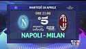 Napoli Milan, la notte in diretta su Canale5