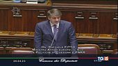 Fitto: "PNRR, verso la soluzione"