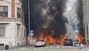 Esplosione e incendio a Milano: paura in centro