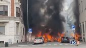 Esplosione e incendio a Milano: paura in centro