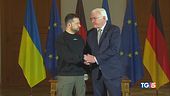 Zelensky a Berlino "Grazie Germania"
