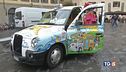 Danneggiato il taxi per i bambini malati
