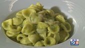 Orecchiette con zucchine e gamberi
