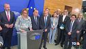 Il parlamento europeo rende omaggio a Silvio Berlusconi