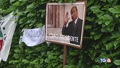 Il commosso omaggio a Silvio Berlusconi