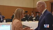Meloni incontra Biden tra i temi l'Ucraina