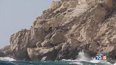 Da 48 ore sugli scogli salvati in elicottero