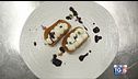 Cialda di riso con ricotta, vincotto, cedro e arancia