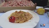 Busiate con gambero rosa e bottarga