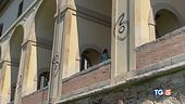 Imbrattato a Firenze Corridoio Vasariano