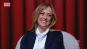 Maurizio Costanzo intervista Giorgia Meloni