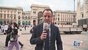 Piazza Duomo e i funerali di Silvio Berlusconi