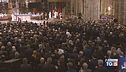 L'applauso del Duomo di Milano per Silvio Berlusconi