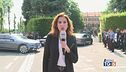 Il rientro del feretro di Silvio Berlusconi a Villa San Martino