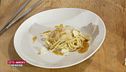 Spaghettone freddo Gamberi Pistacchi e Pecorino Romano