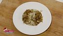 Risotto assoluto di carciofi e Tortino di carciofi taleggio e salsiccia croccante