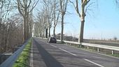 Investito in bici e multato