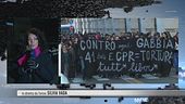 Anarchici in piazza a Torino
