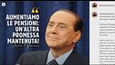 Berlusconi: "Pensioni, promessa mantenuta"