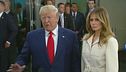 Trump e Melania insieme al brunch