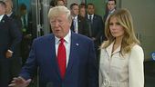 Trump e Melania insieme al brunch