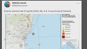 La terra trema, paura a Catania