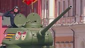 Un solo tank alla parata di Putin