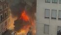 Fiamme e paura a Milano