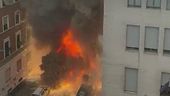 Fiamme e paura a Milano