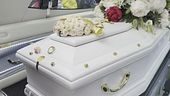 La mamma al funerale di Jessica