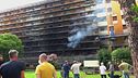 Inferno di fuoco a Roma, un morto