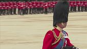 Parata a Londra, re Carlo a cavallo