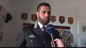 Il grazie del bimbo al carabiniere