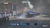 Roma, brividi e show in Formula E