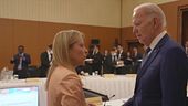 Guerra e Cina, Meloni da Biden