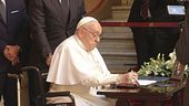 L'omaggio del Papa a Napolitano
